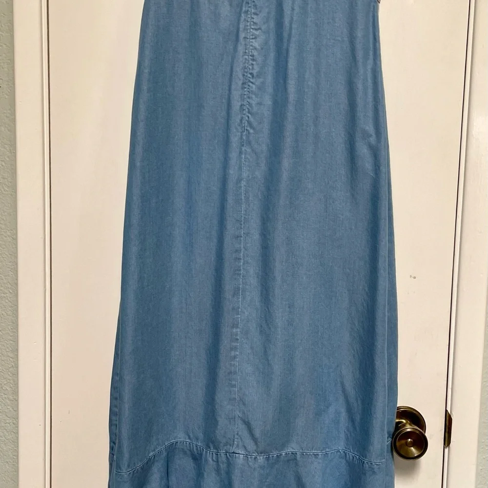 Denim high-low hem dress - Picture 6 of 8